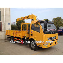 Dongfeng DLK truck mounted crane,4T XCMG crane